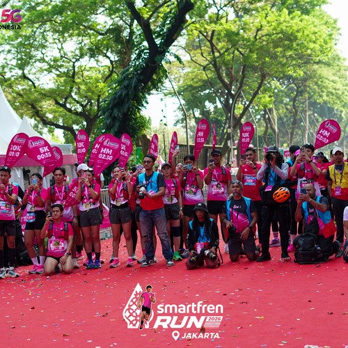 Race photo from SMARTFREN RUN 2026
