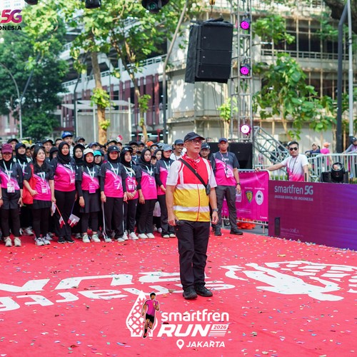 Race photo from SMARTFREN RUN 2026
