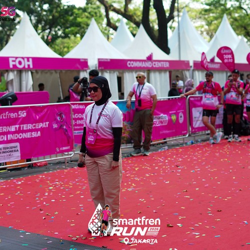 Race photo from SMARTFREN RUN 2026