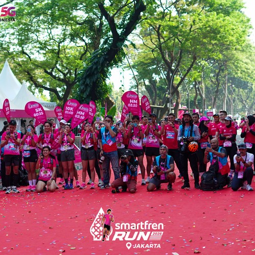 Race photo from SMARTFREN RUN 2026