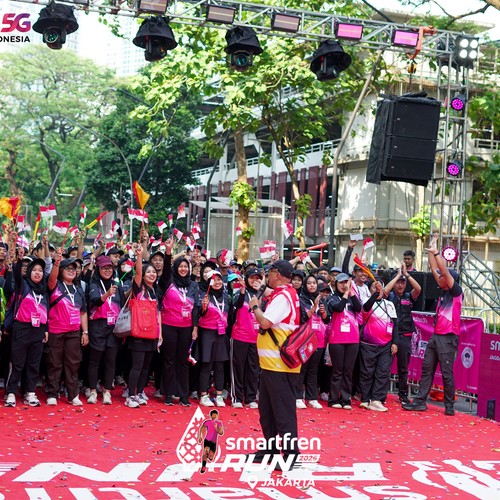 Race photo from SMARTFREN RUN 2026