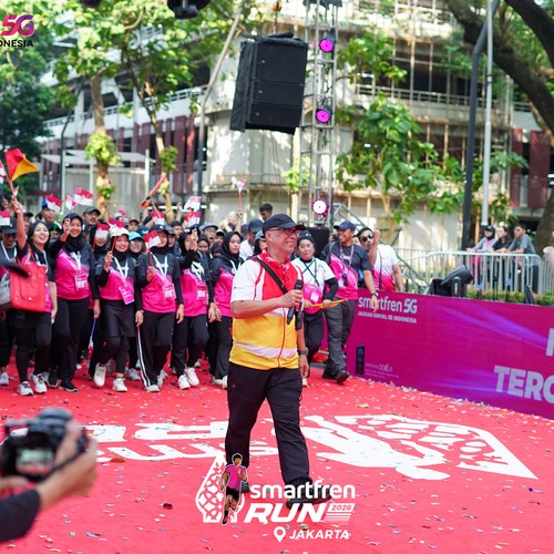 Race photo from SMARTFREN RUN 2026