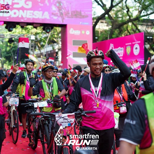 Race photo from SMARTFREN RUN 2026