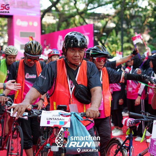 Race photo from SMARTFREN RUN 2026