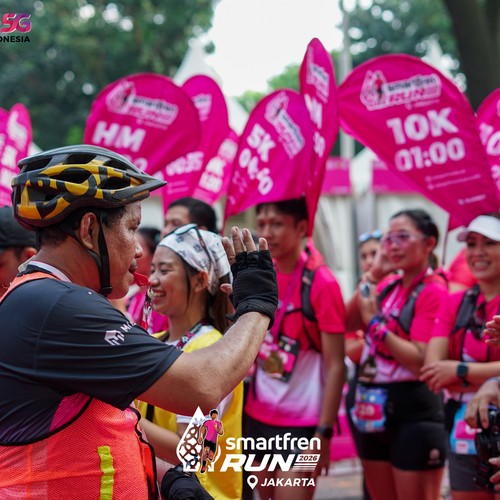 Race photo from SMARTFREN RUN 2026