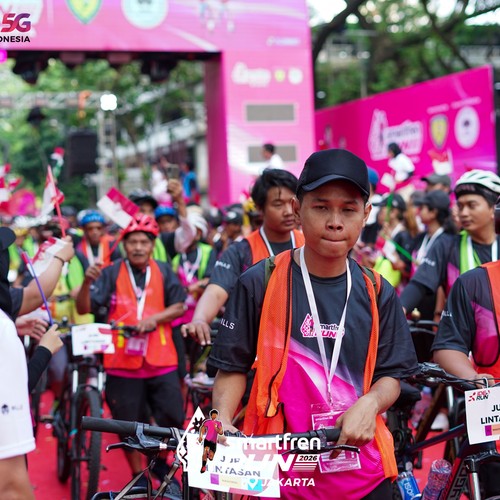 Race photo from SMARTFREN RUN 2026
