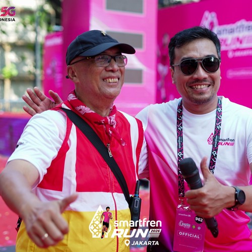Race photo from SMARTFREN RUN 2026