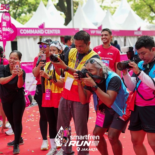 Race photo from SMARTFREN RUN 2026