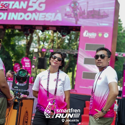 Race photo from SMARTFREN RUN 2026