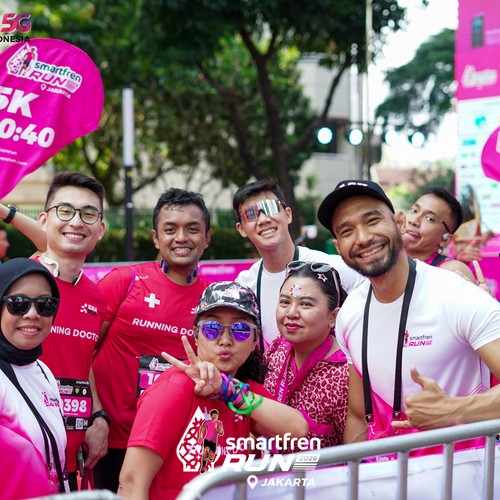 Race photo from SMARTFREN RUN 2026