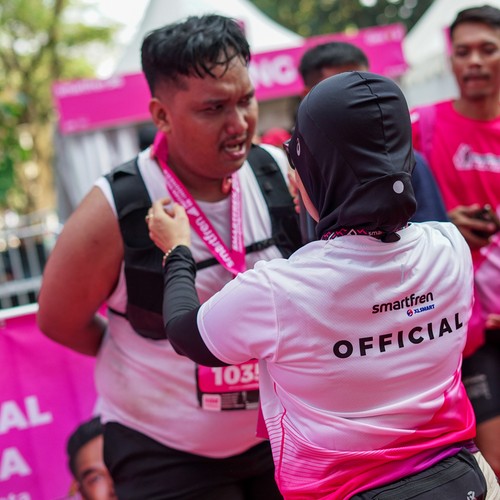 Race photo from SMARTFREN RUN 2026