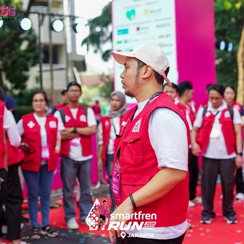 Race photo from SMARTFREN RUN 2026