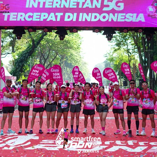 Race photo from SMARTFREN RUN 2026