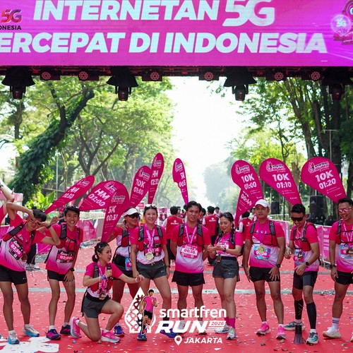 Race photo from SMARTFREN RUN 2026