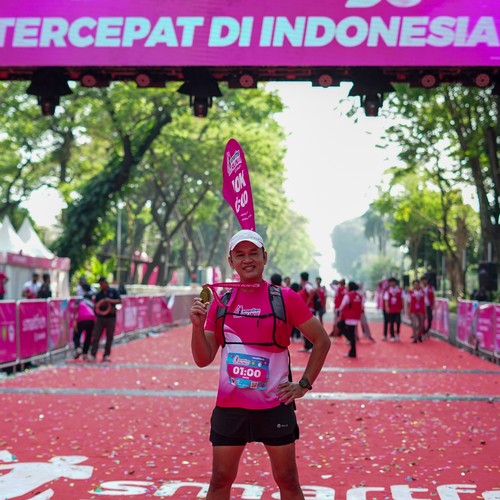 Race photo from SMARTFREN RUN 2026