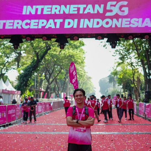 Race photo from SMARTFREN RUN 2026