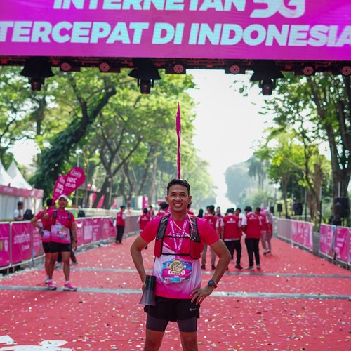 Race photo from SMARTFREN RUN 2026