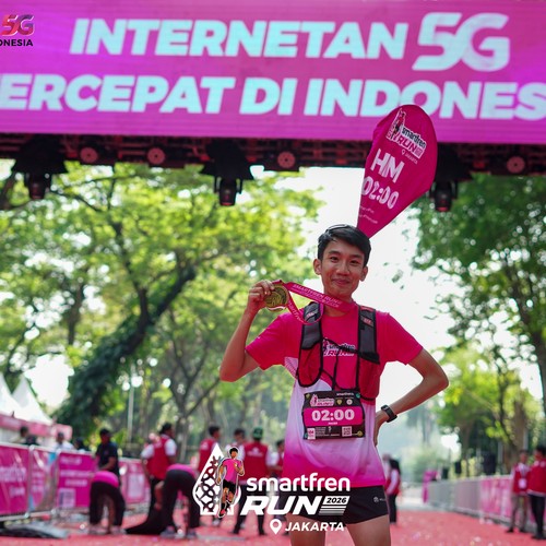 Race photo from SMARTFREN RUN 2026
