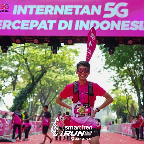 Race photo from SMARTFREN RUN 2026