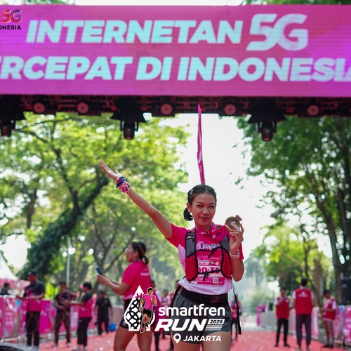 Race photo from SMARTFREN RUN 2026