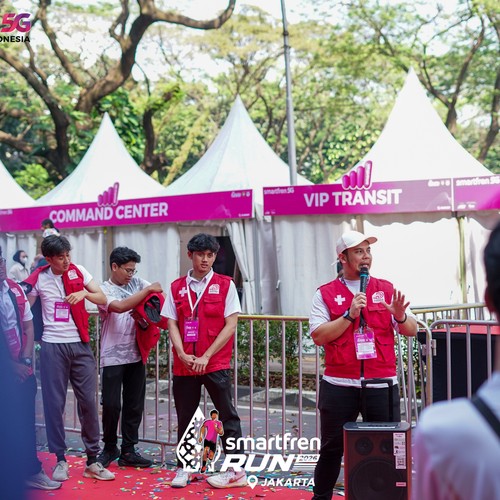 Race photo from SMARTFREN RUN 2026