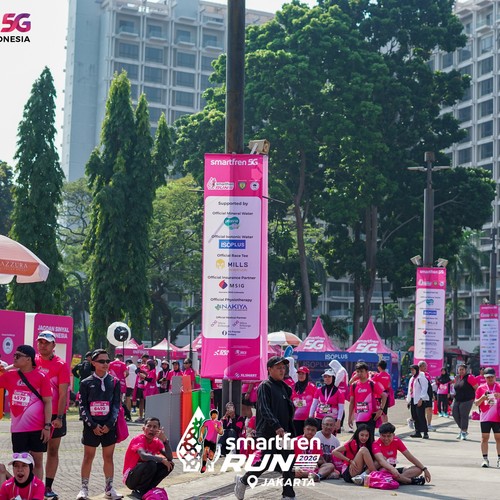 Race photo from SMARTFREN RUN 2026