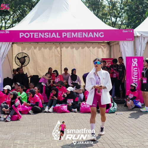 Race photo from SMARTFREN RUN 2026