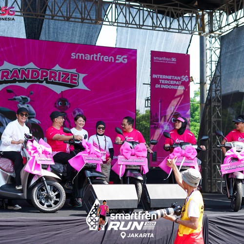Race photo from SMARTFREN RUN 2026