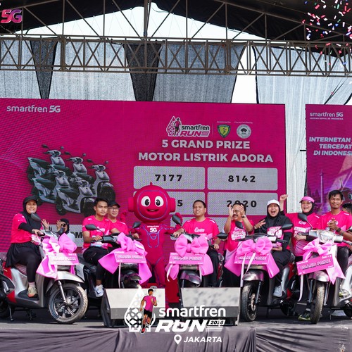 Race photo from SMARTFREN RUN 2026