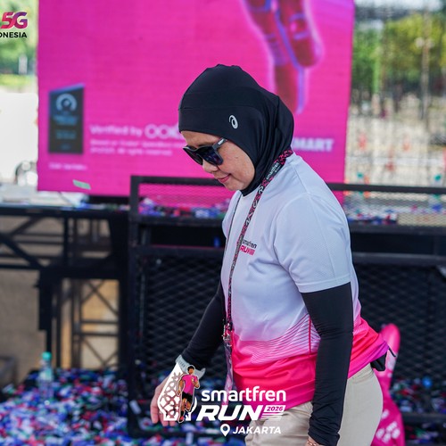 Race photo from SMARTFREN RUN 2026