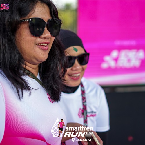 Race photo from SMARTFREN RUN 2026