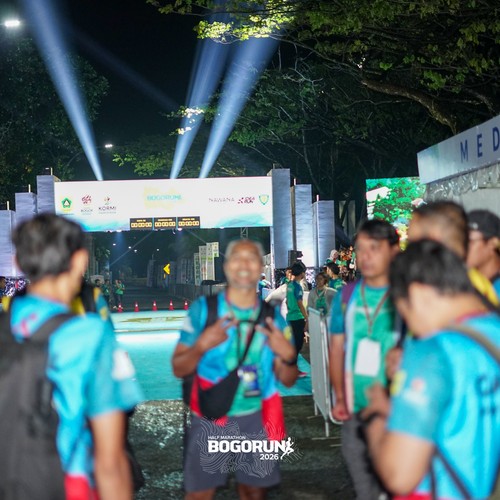 Race photo from BOGORUN 2026