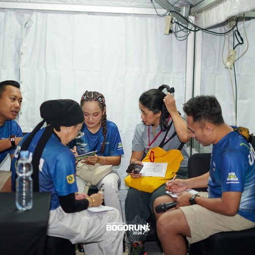 Race photo from BOGORUN 2026
