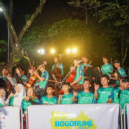 Race photo from BOGORUN 2026