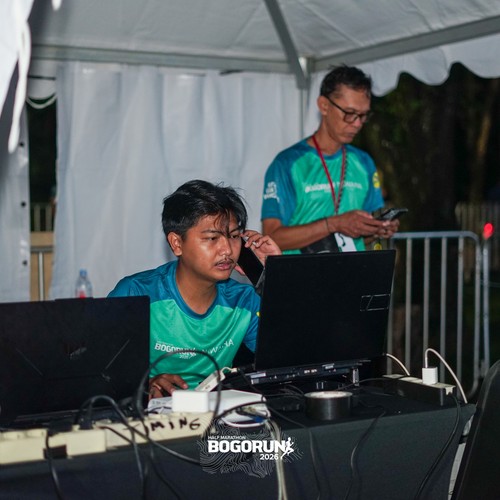 Race photo from BOGORUN 2026