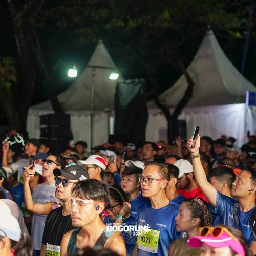 Race photo from BOGORUN 2026