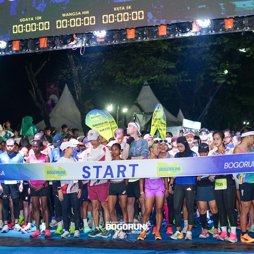 Race photo from BOGORUN 2026