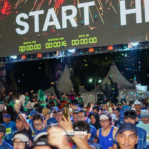 Race photo from BOGORUN 2026
