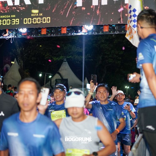 Race photo from BOGORUN 2026