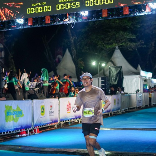 Race photo from BOGORUN 2026