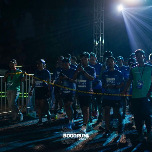 Race photo from BOGORUN 2026