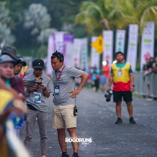 Race photo from BOGORUN 2026