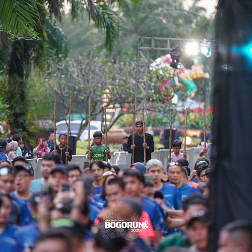 Race photo from BOGORUN 2026