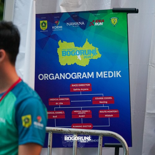 Race photo from BOGORUN 2026