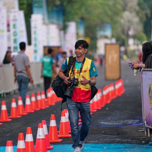Race photo from BOGORUN 2026