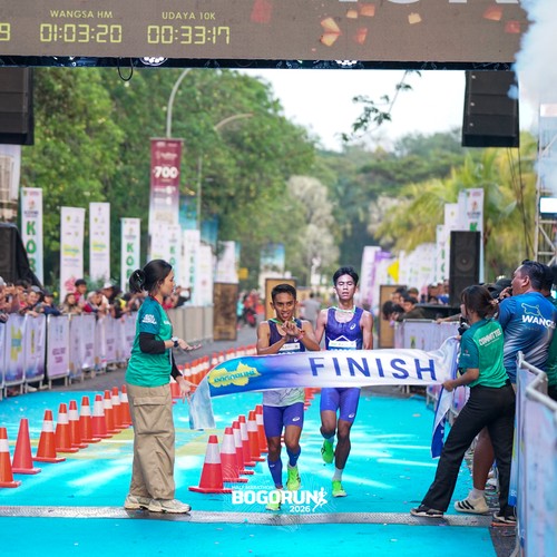Race photo from BOGORUN 2026
