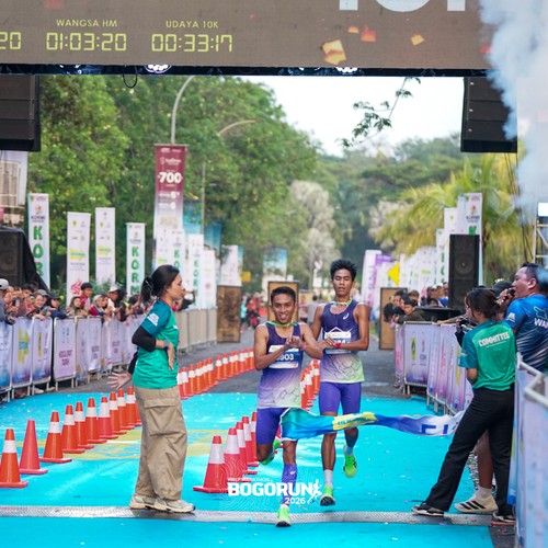 Race photo from BOGORUN 2026