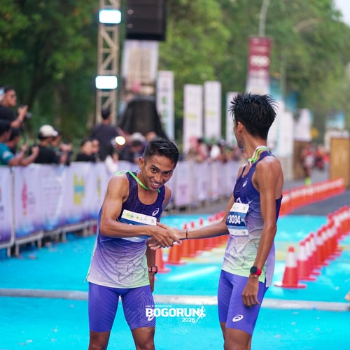 Race photo from BOGORUN 2026
