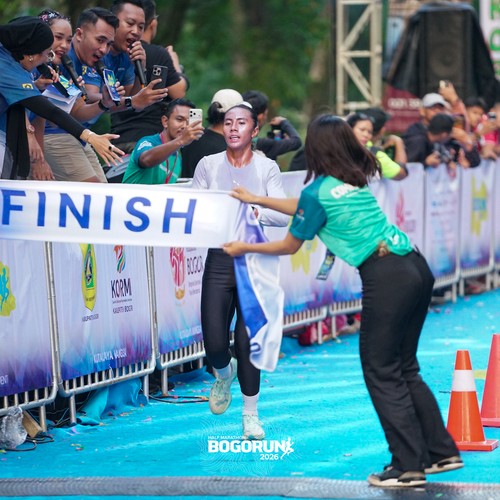 Race photo from BOGORUN 2026