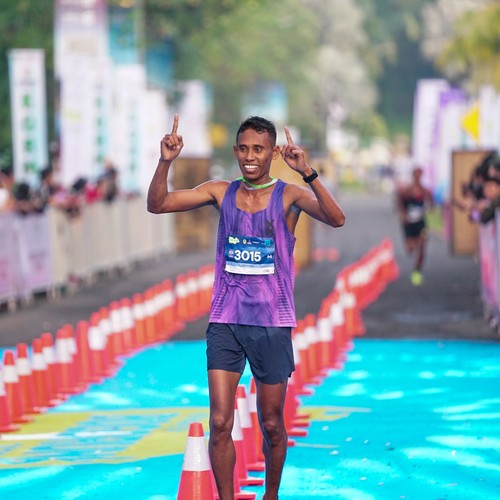 Race photo from BOGORUN 2026